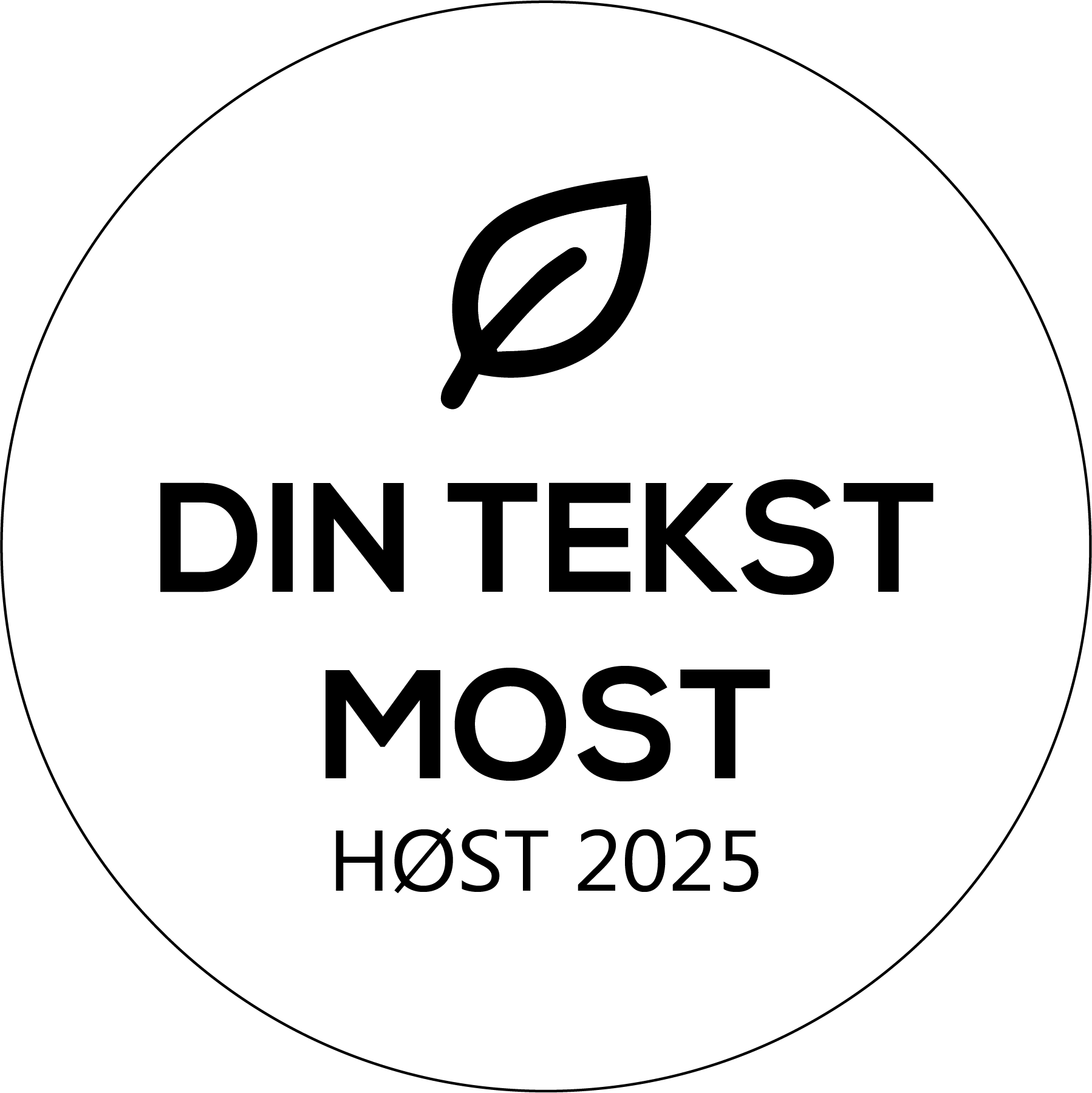 Forhåndsvisning: En linje-etikett